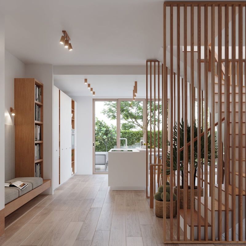 Deckenleuchte Zeke 2 Eiche Minimalistische Deckenlampe Aus Eichenholz – Kompakt & Stilvoll-Leuchtezauber