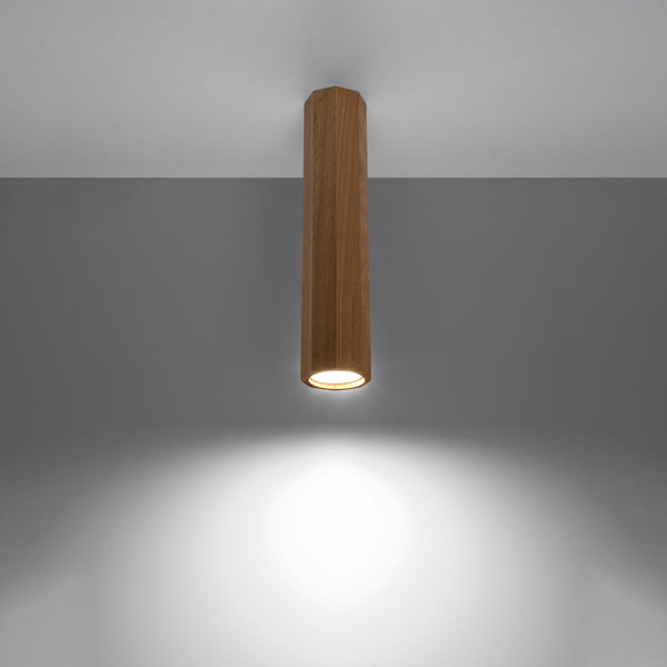 Deckenleuchte Zeke 30 Eiche Große Deckenlampe Aus Holz Für Weiches Raumlicht-Leuchtezauber