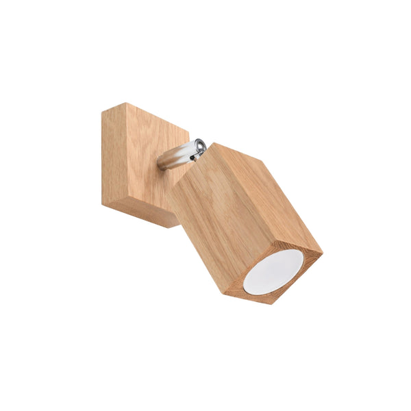 Wandleuchte Keke Eiche Holz Led Modern Design-Leuchtezauber