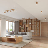 Wandleuchte Keke Eiche Holz Led Modern Design-Leuchtezauber