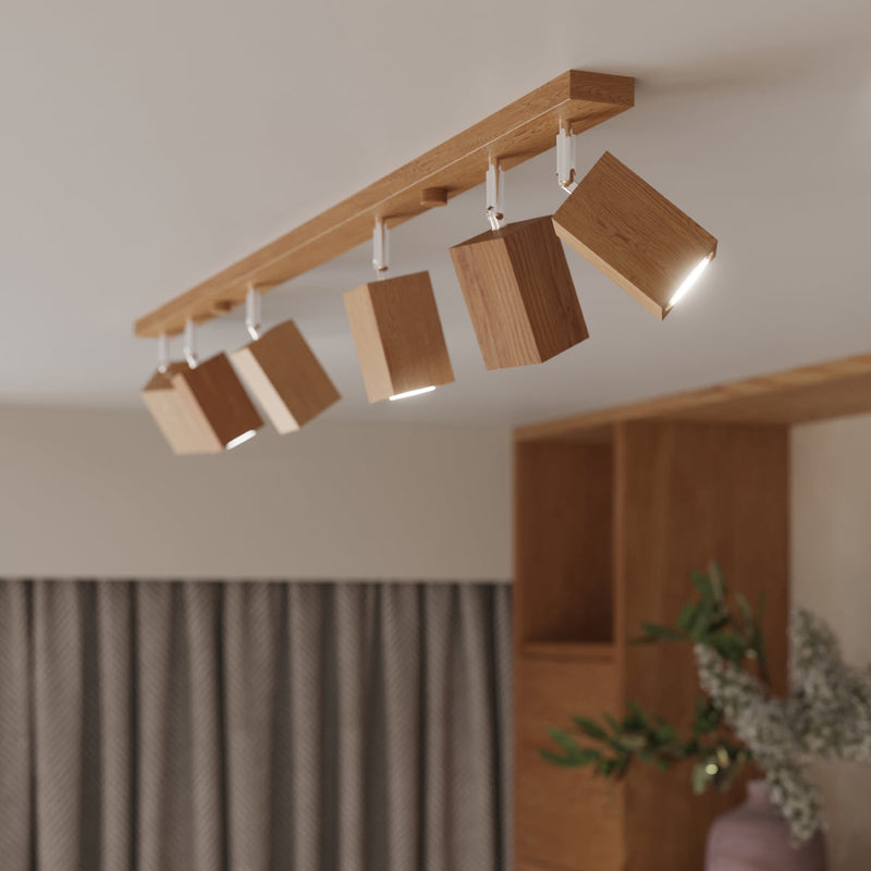 Wandleuchte Keke Eiche Holz Led Modern Design-Leuchtezauber