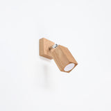 Wandleuchte Keke Eiche Holz Led Modern Design-Leuchtezauber