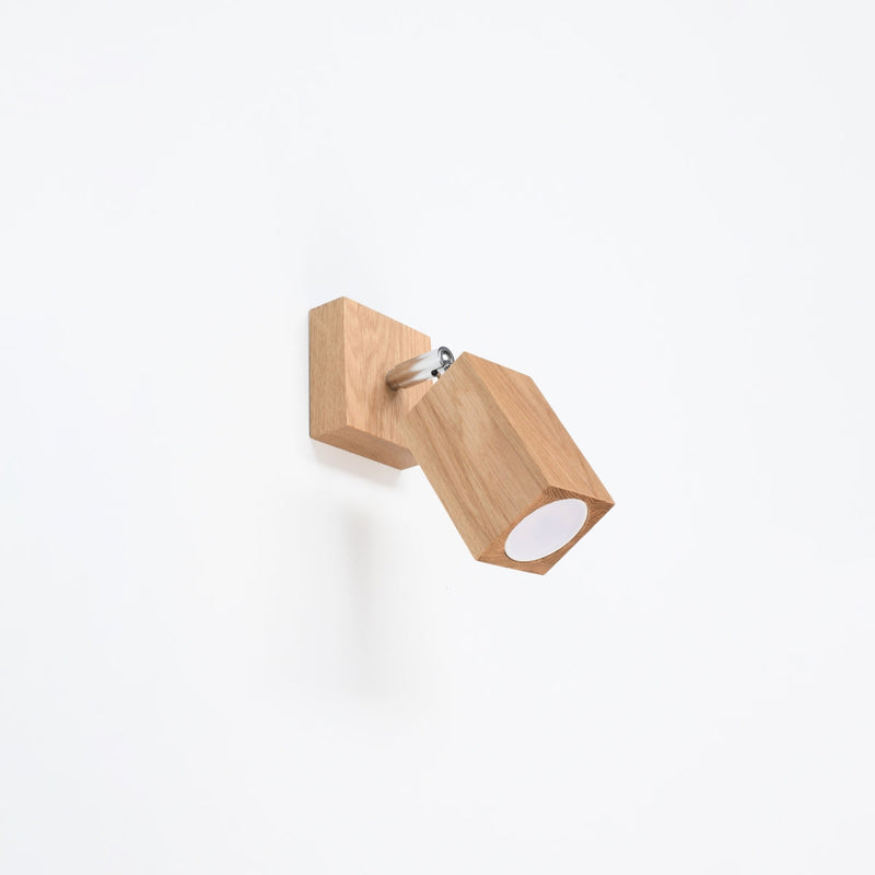 Wandleuchte Keke Eiche Holz Led Modern Design-Leuchtezauber