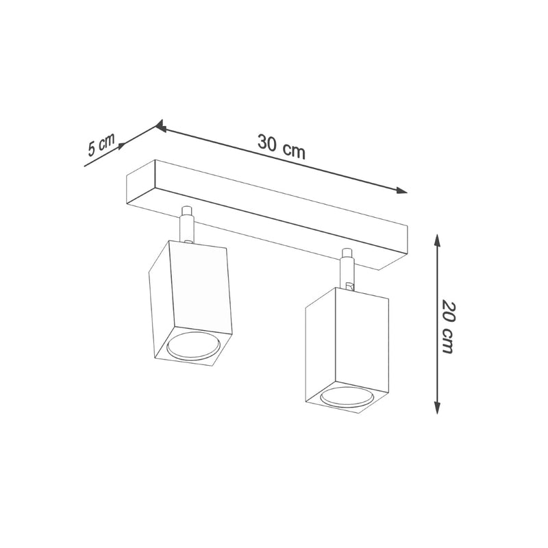 Deckenleuchte Keke 2 Eiche Kompakte Deckenlampe In Natürlicher Eiche – Stilvoll & Dezent-Leuchtezauber