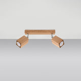 Deckenleuchte Keke 2 Eiche Kompakte Deckenlampe In Natürlicher Eiche – Stilvoll & Dezent-Leuchtezauber