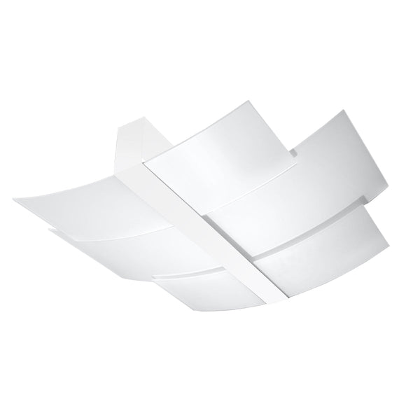 Deckenleuchte Celia Weiß Moderne Runde Deckenlampe In Cleanem Weiß Für Vielseitige Räume-Leuchtezauber