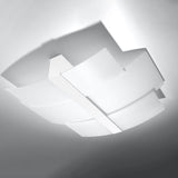 Deckenleuchte Celia Weiß Moderne Runde Deckenlampe In Cleanem Weiß Für Vielseitige Räume-Leuchtezauber