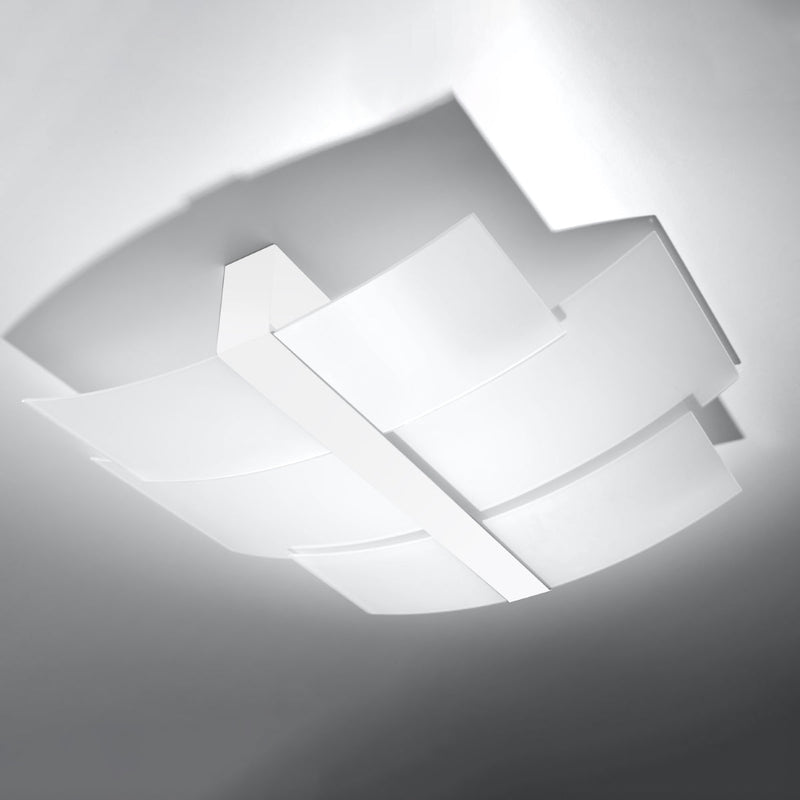 Deckenleuchte Celia Weiß Moderne Runde Deckenlampe In Cleanem Weiß Für Vielseitige Räume-Leuchtezauber