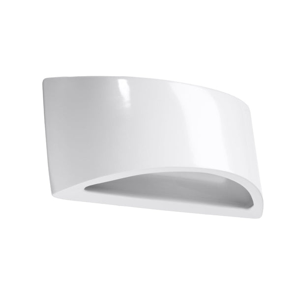 Wandleuchte Vixen Weiß Glänzend Led Modern Design-Leuchtezauber