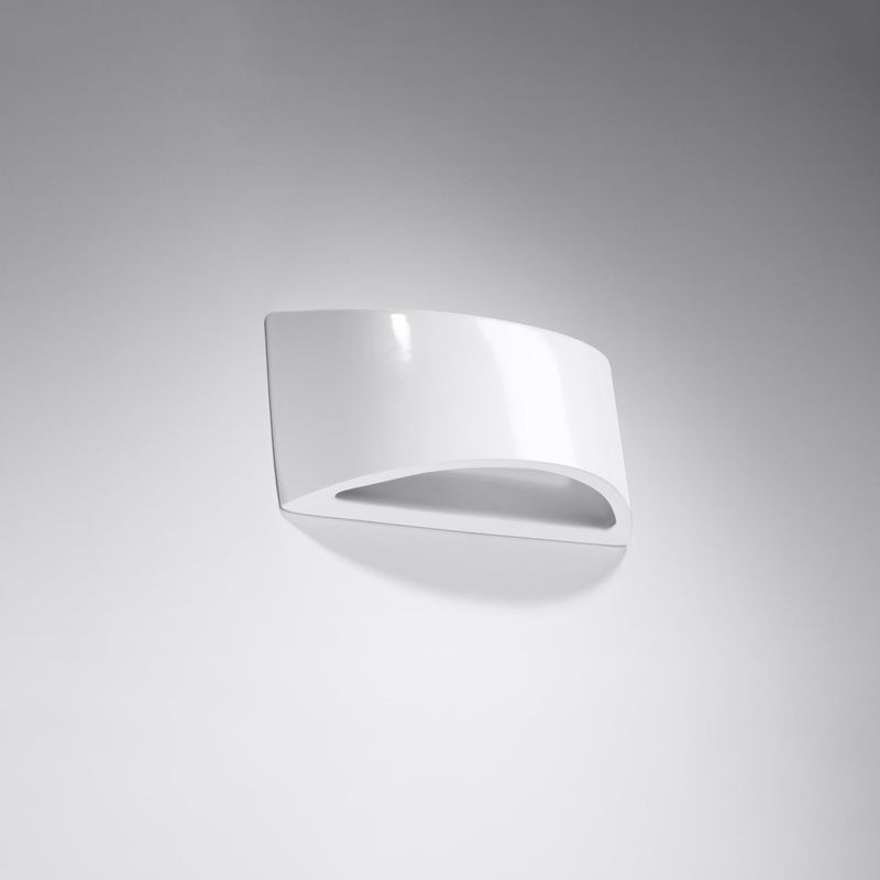 Wandleuchte Vixen Weiß Glänzend Led Modern Design-Leuchtezauber