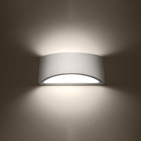 Wandleuchte Vixen Weiß Glänzend Led Modern Design-Leuchtezauber