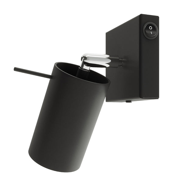 Wandleuchte Ring Schwarz Led Mit Schalter Modern-Leuchtezauber