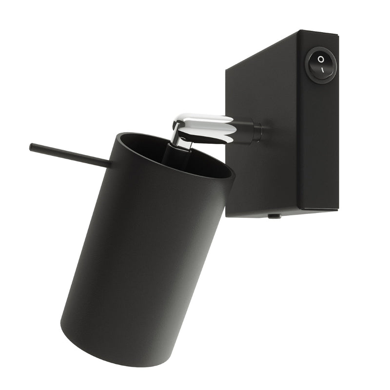 Wandleuchte Ring Schwarz Led Mit Schalter Modern-Leuchtezauber