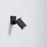 Wandleuchte Ring Schwarz Led Mit Schalter Modern-Leuchtezauber