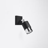 Wandleuchte Nero Schwarz Chrom Led Modern Metall Design-Leuchtezauber