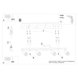 Deckenleuchte Nero 4 Schwarz Chrom Moderne 4-Flammige Spotlampe Mit Chromreflexion-Leuchtezauber