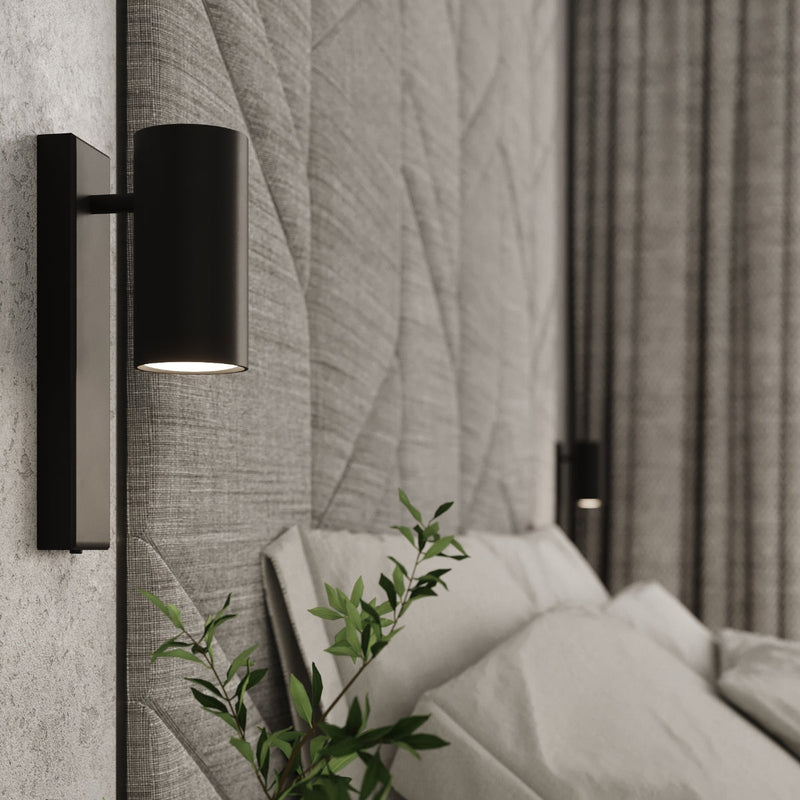 Led Wandleuchte Utti Schwarz Modern Design Wandlampe-Leuchtezauber