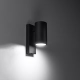 Led Wandleuchte Utti Schwarz Modern Design Wandlampe-Leuchtezauber