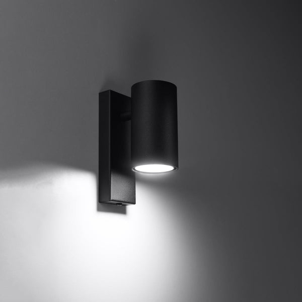 Led Wandleuchte Utti Schwarz Modern Design Wandlampe-Leuchtezauber