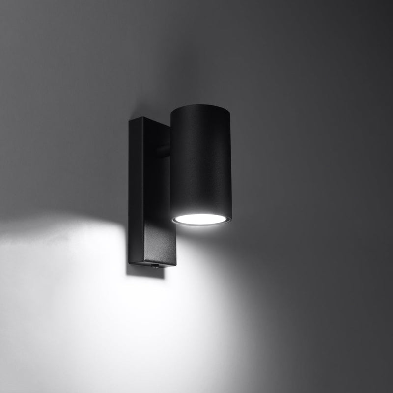 Led Wandleuchte Utti Schwarz Modern Design Wandlampe-Leuchtezauber