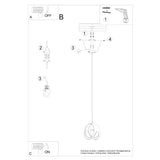 Hängeleuchte Tulos 1 Schwarz – Moderne Einzellampe im Designlook-Leuchtezauber