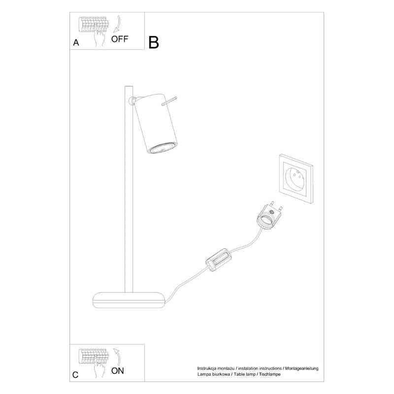Tischleuchte Ring Schwarz – Runde Tischlampe Mit Led-Effektlicht-Leuchtezauber
