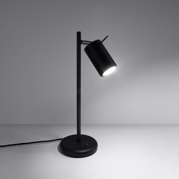 Tischleuchte Ring Schwarz – Runde Tischlampe Mit Led-Effektlicht-Leuchtezauber