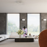 Deckenleuchte Lappo Weiß Elegante Deckenlampe In Matter Weißoptik Mit Holzakzenten-Leuchtezauber