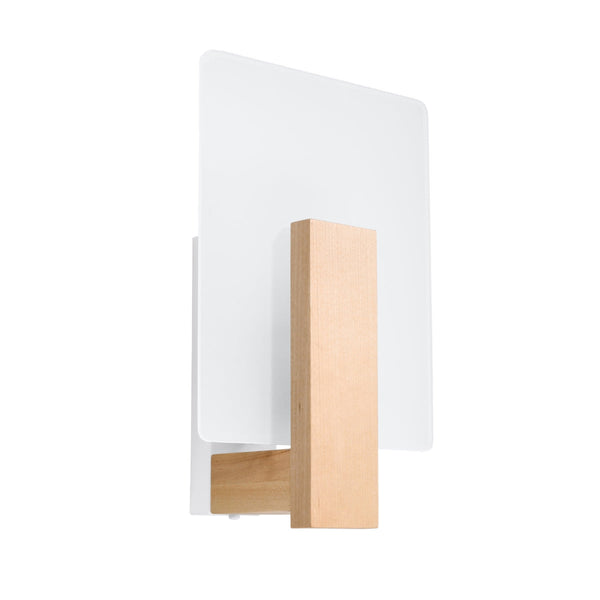Led Wandleuchte Lappo Naturholz Modernes Design Holzoptik-Leuchtezauber