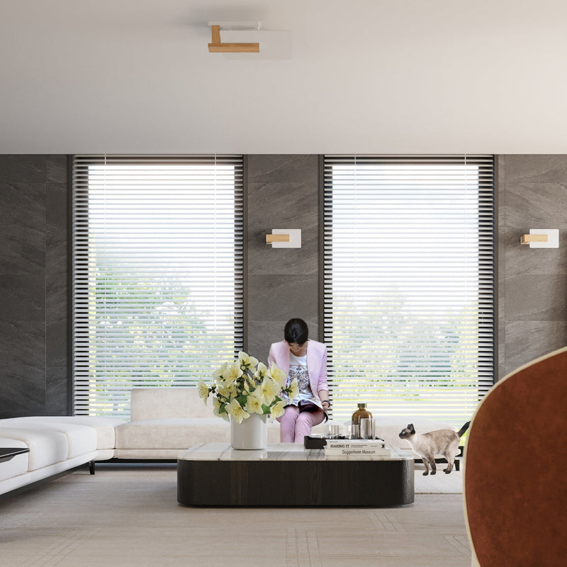 Led Wandleuchte Lappo Naturholz Modernes Design Holzoptik-Leuchtezauber