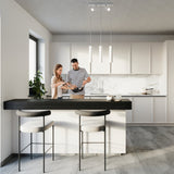 Hängeleuchte Ring 3-flammig Weiß – Klar & Zeitlos-Leuchtezauber