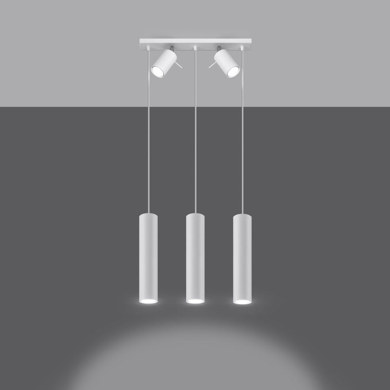 Hängeleuchte Ring 3-flammig Weiß – Klar & Zeitlos-Leuchtezauber