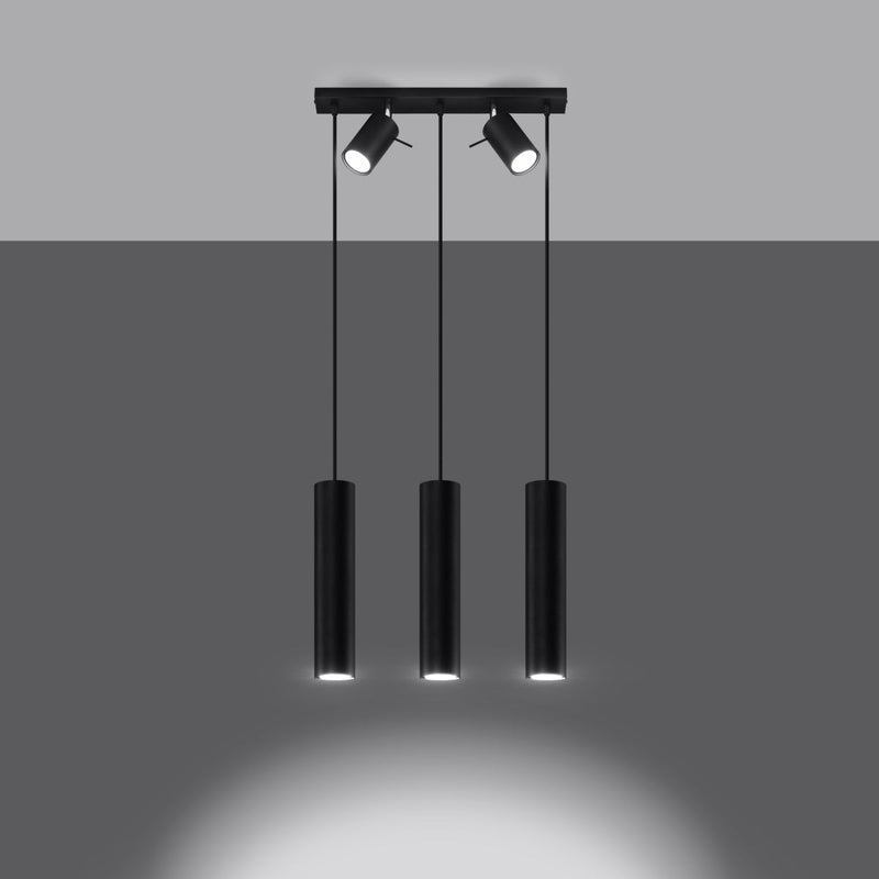 Hängeleuchte Ring 3-flammig Schwarz – Modern & Minimal-Leuchtezauber