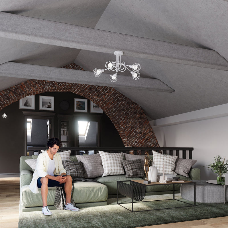 Led Wandleuchte Artemis 1 Weiß Metall Modern Design-Leuchtezauber