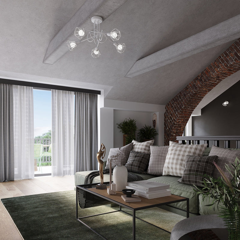 Led Wandleuchte Artemis 1 Weiß Metall Modern Design-Leuchtezauber