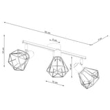 Deckenleuchte Artemis 3 Weiß Elegante 3-Flammige Deckenlampe Mit Schwenkbaren Köpfen-Leuchtezauber