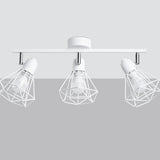 Deckenleuchte Artemis 3 Weiß Elegante 3-Flammige Deckenlampe Mit Schwenkbaren Köpfen-Leuchtezauber