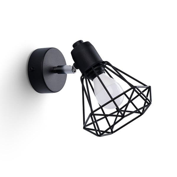 Led Wandleuchte Artemis 1 Schwarz Modernes Design-Leuchtezauber