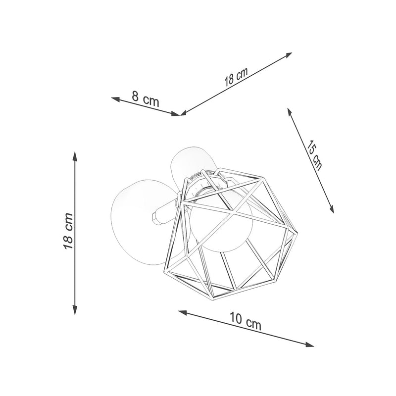 Led Wandleuchte Artemis 1 Schwarz Modernes Design-Leuchtezauber