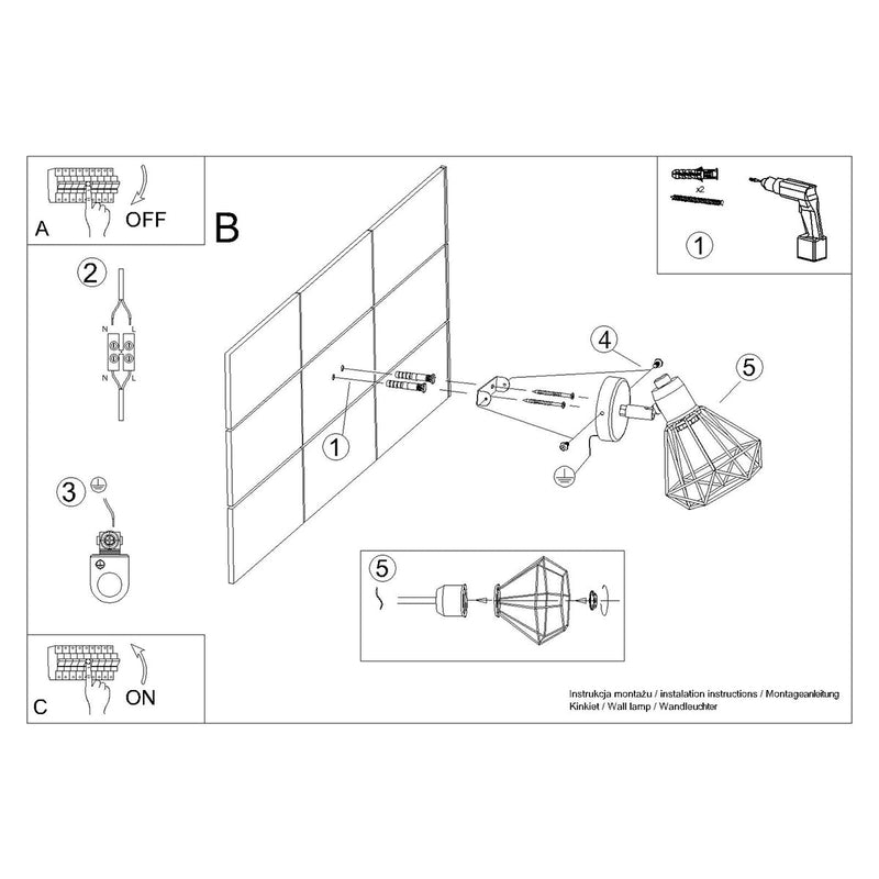 Led Wandleuchte Artemis 1 Schwarz Modernes Design-Leuchtezauber