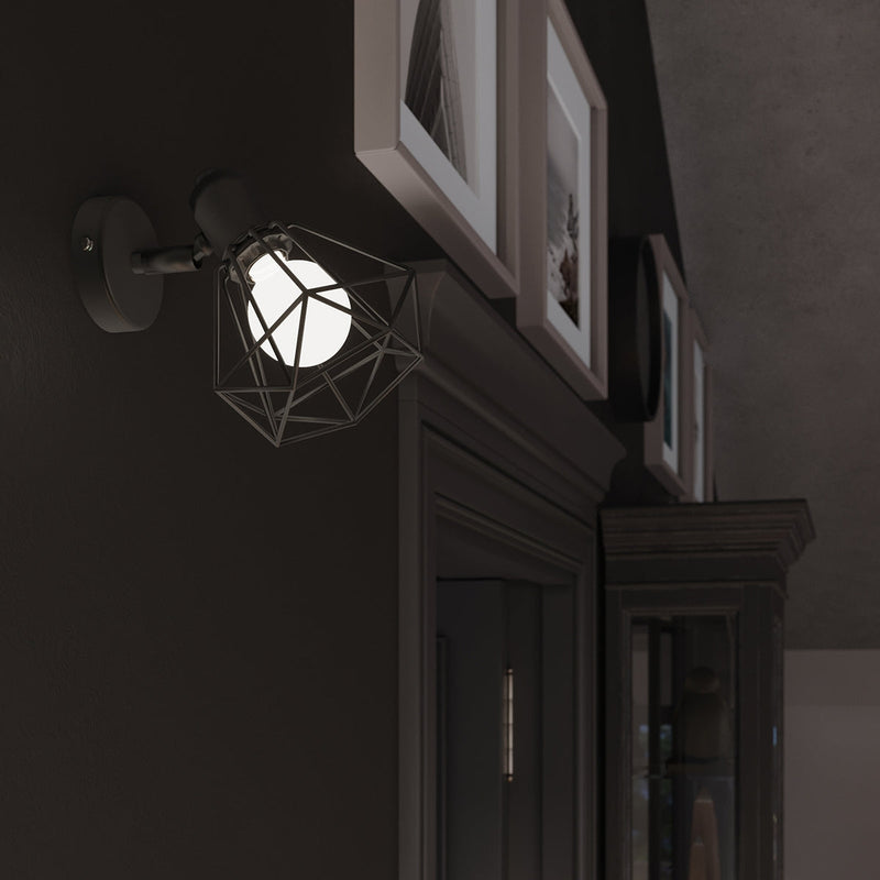 Led Wandleuchte Artemis 1 Schwarz Modernes Design-Leuchtezauber