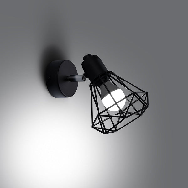 Led Wandleuchte Artemis 1 Schwarz Modernes Design-Leuchtezauber