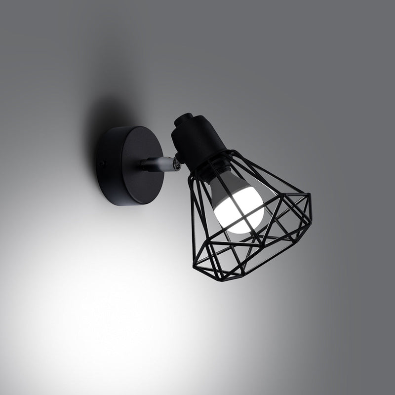 Led Wandleuchte Artemis 1 Schwarz Modernes Design-Leuchtezauber