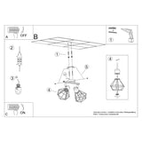 Deckenleuchte Artemis 2 Schwarz Elegante 2-Flammige Lampe Mit Ausrichtbaren Spots-Leuchtezauber