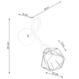 Wandleuchte Artemis 1S Schwarz Led Metall Design Modern-Leuchtezauber