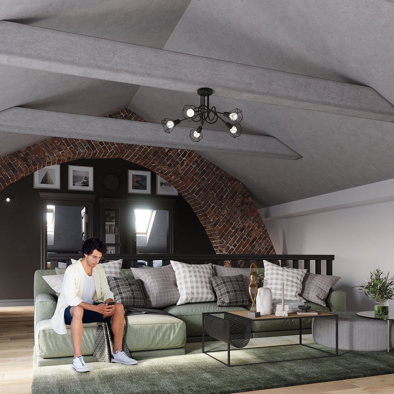 Wandleuchte Artemis 1S Schwarz Led Metall Design Modern-Leuchtezauber