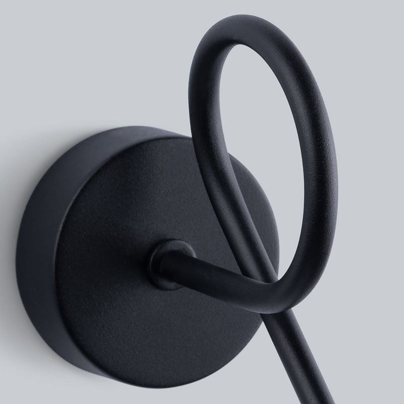 Wandleuchte Artemis 1S Schwarz Led Metall Design Modern-Leuchtezauber