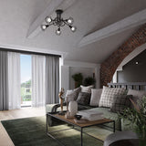 Kronleuchter Artemis 3-flammig Schwarz – Elegant & Zeitlos-Leuchtezauber