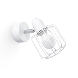 Led Wandleuchte Beluci 1 Weiß Metall Modern Design-Leuchtezauber