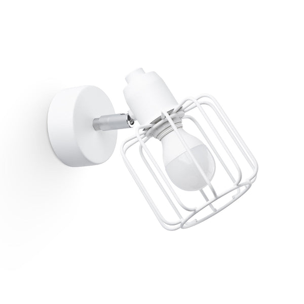 Led Wandleuchte Beluci 1 Weiß Metall Modern Design-Leuchtezauber